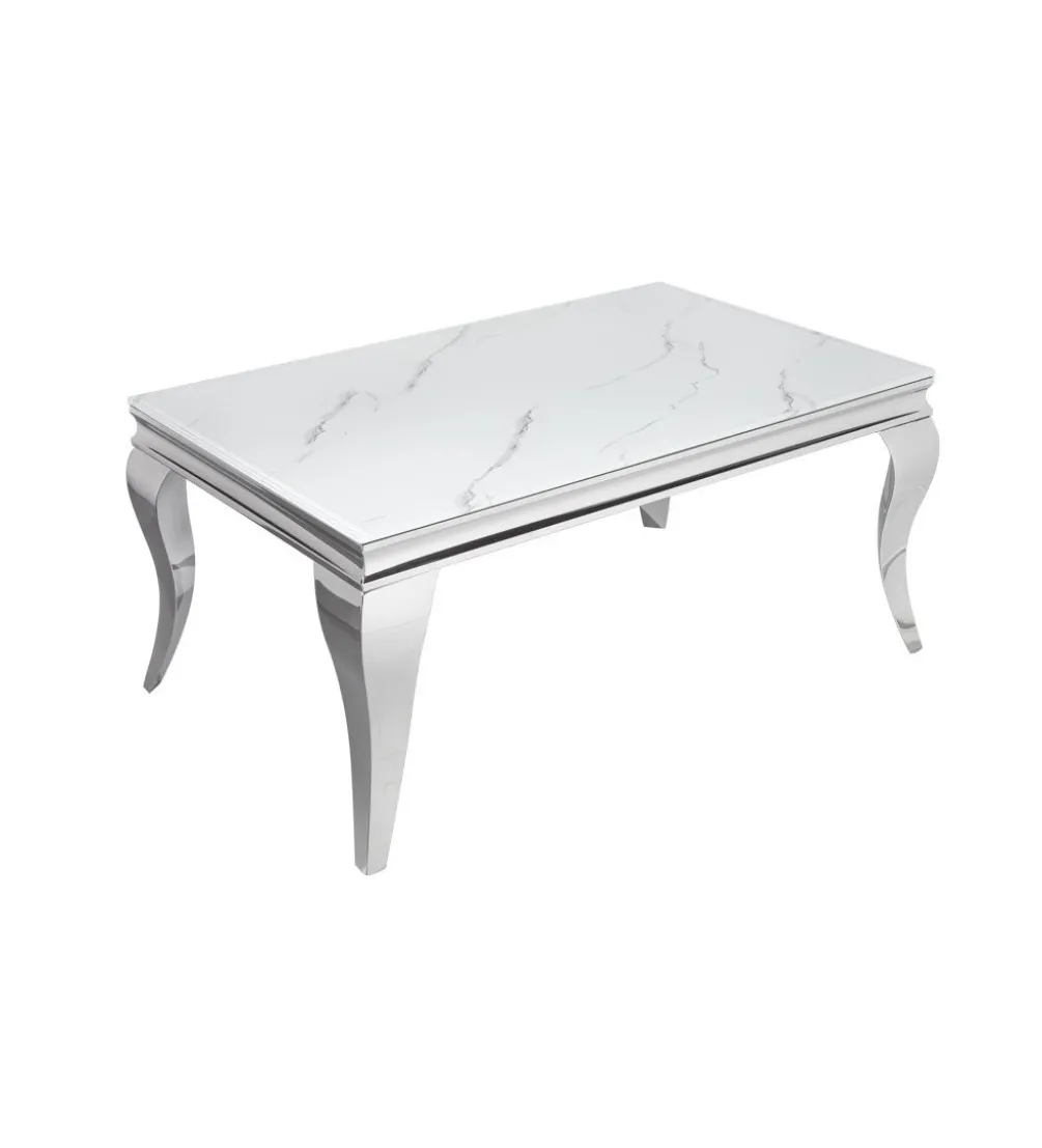 Stolik kawowy GLORIA 100 cm w optyce marmuru