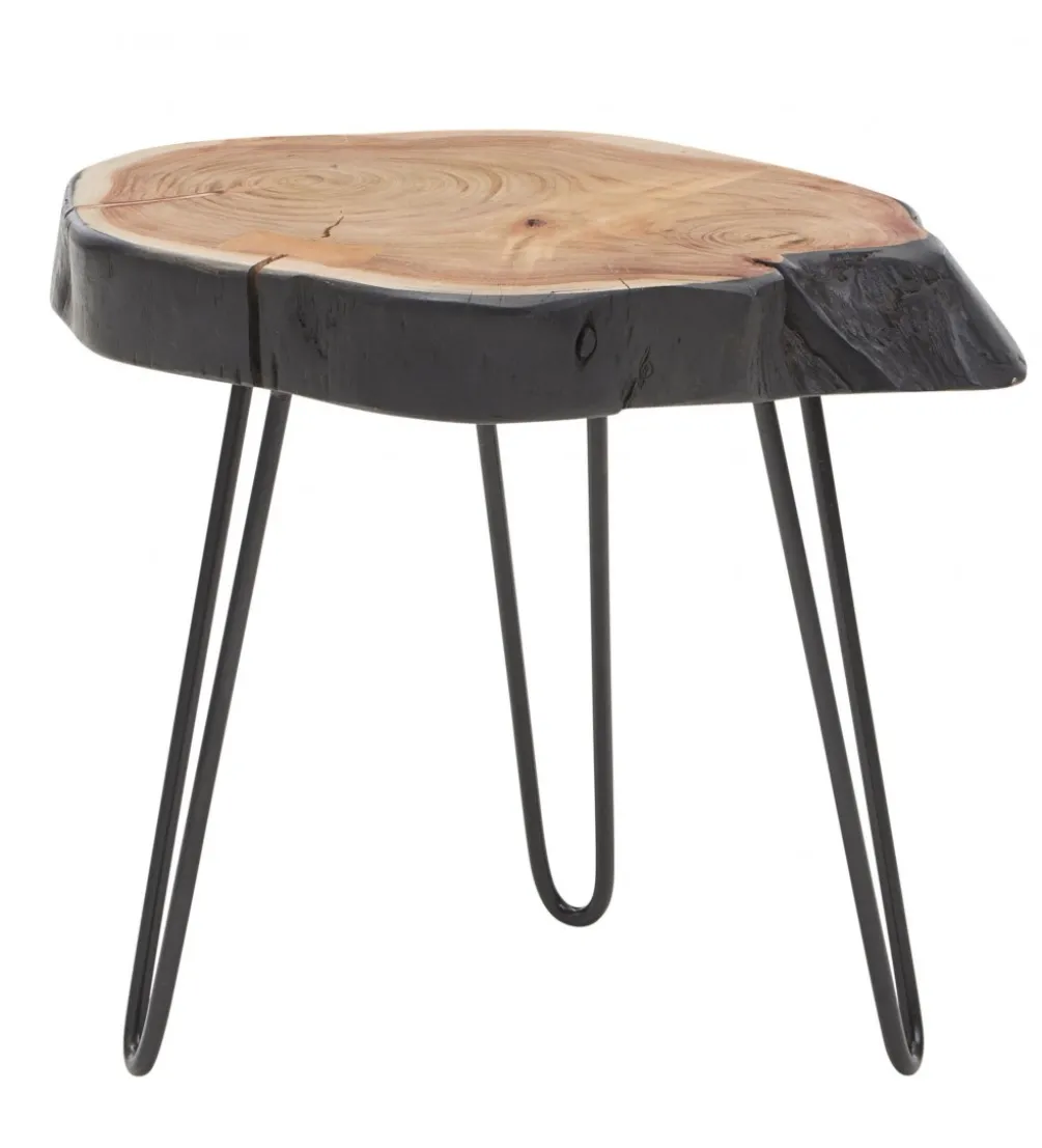 Stolik kawowy GOA 40 cm drewno akacja