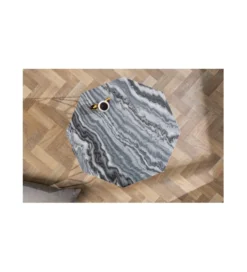 Stolik Kawowy GORAN II 69 Cm Marmur Szary