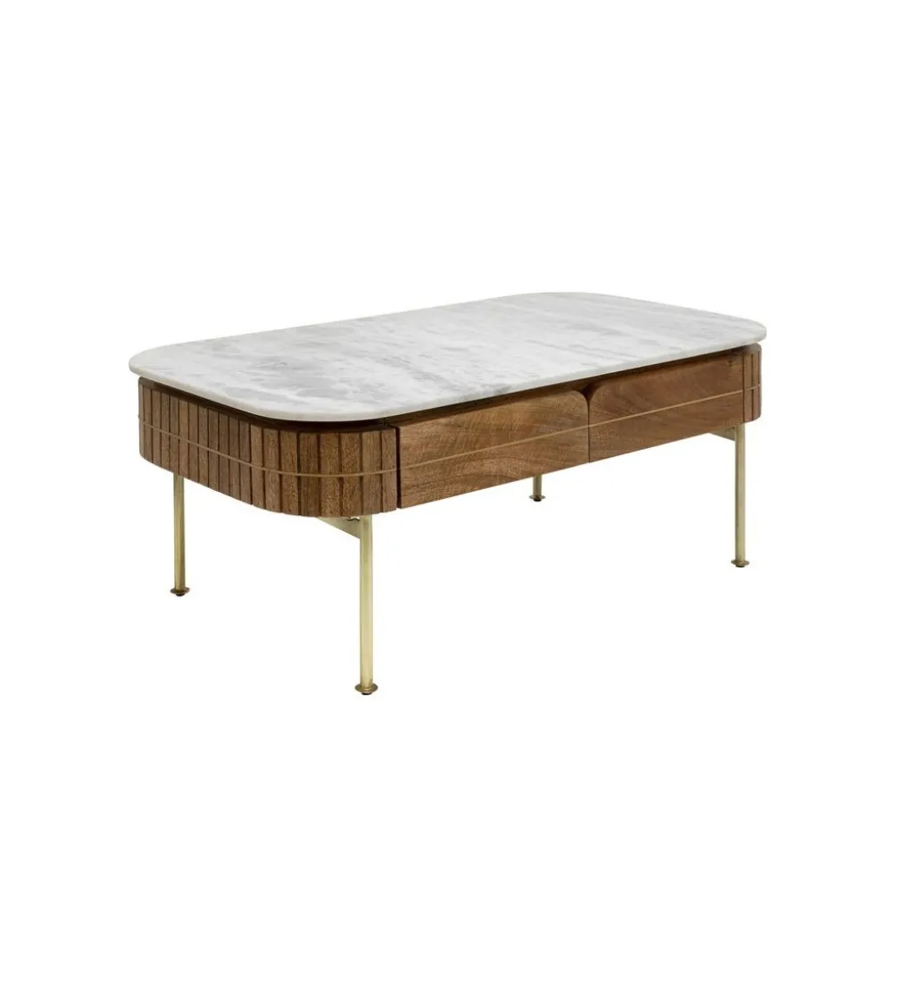 Stolik kawowy GRACE 110 cm Drewno Mango