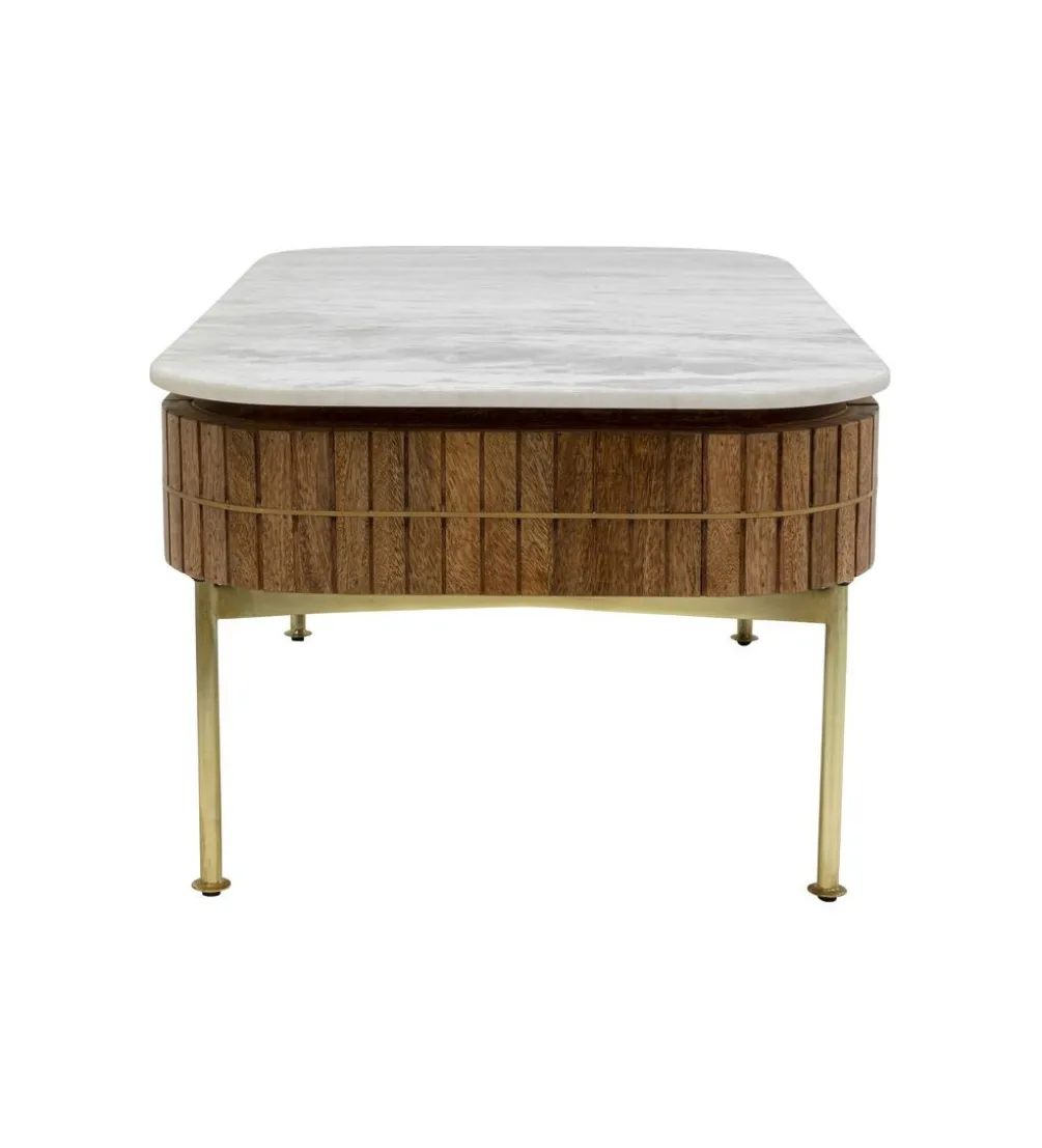 Stolik kawowy GRACE 110 cm Drewno Mango
