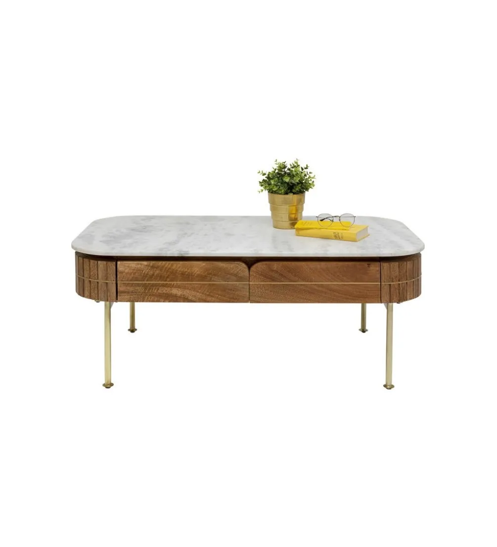 Stolik kawowy GRACE 110 cm Drewno Mango