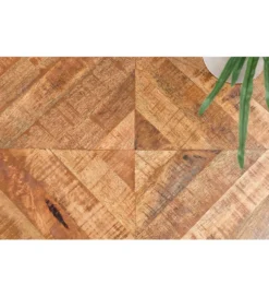 Stolik kawowy GRANDE Infinity Home 60 cm drewno mango