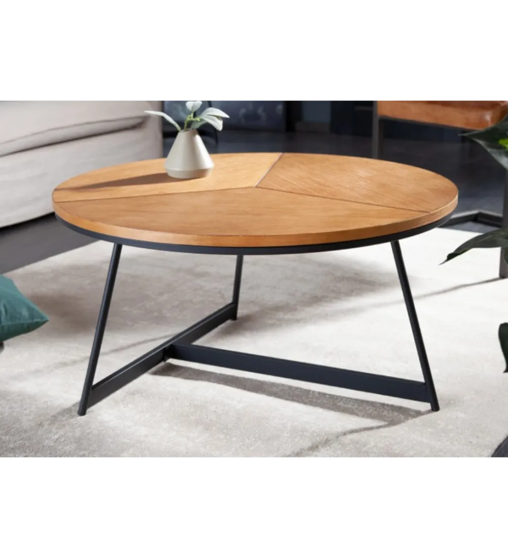Stolik kawowy GRENADA 80 cm w optyce dębu