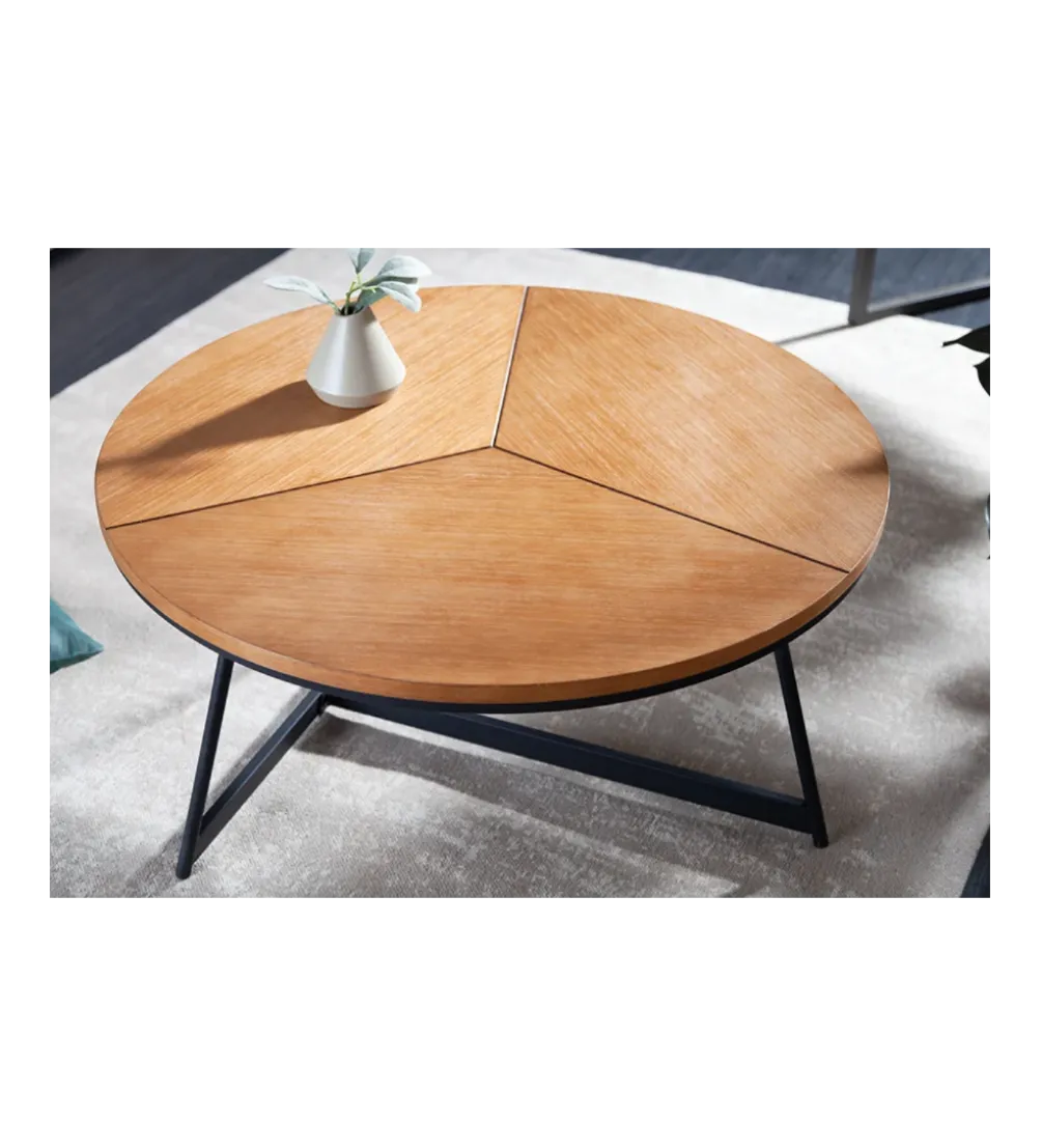 Stolik kawowy GRENADA 80 cm w optyce dębu