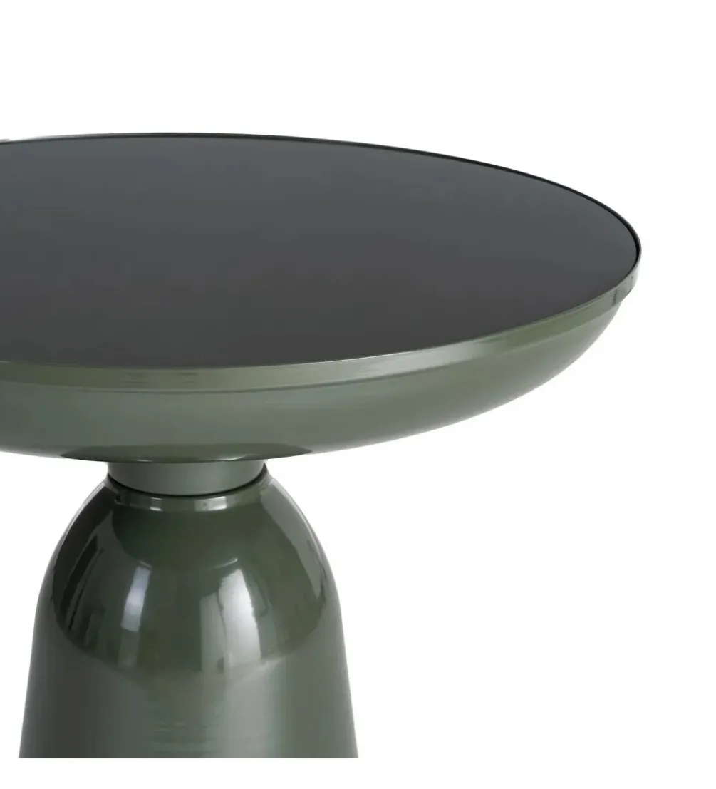 Stolik kawowy HAERW 50 cm zielony