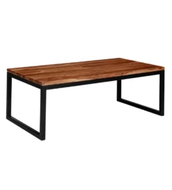 Stolik kawowy HAUK 110 cm drewno sheesham