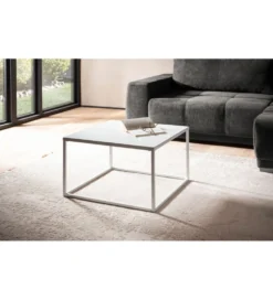 Stolik kawowy HELFI 60 cm biały