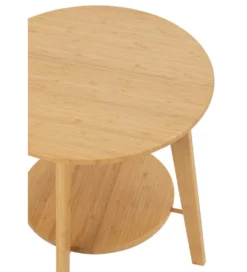 Stolik kawowy HERMA 50 cm bambus naturalny