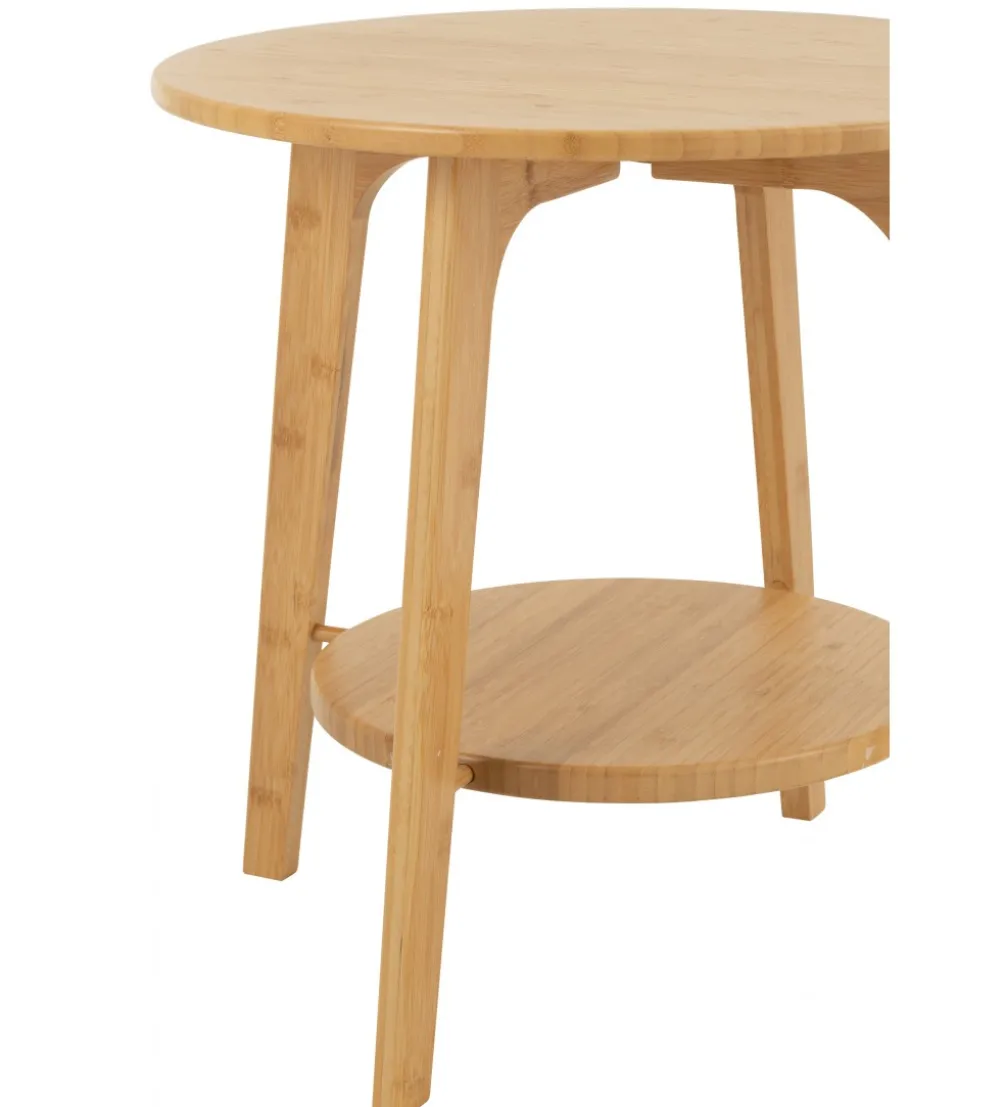 Stolik kawowy HERMA 50 cm bambus naturalny