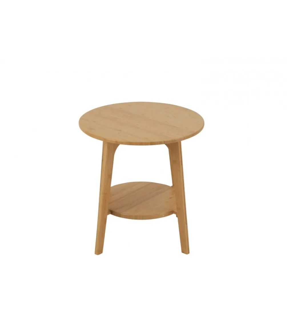 Stolik kawowy HERMA 50 cm bambus naturalny