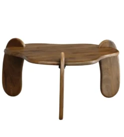 Stolik kawowy HILDE 78 cm drewno mango
