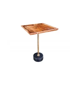 Stolik kawowy HOBART 35 cm drewno akacja