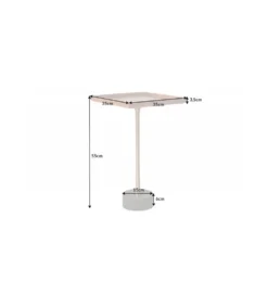 Stolik kawowy HOBART 35 cm drewno akacja