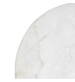 Stolik kawowy HUGI 135 cm marmur drewno mango