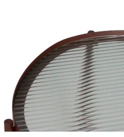 Stolik kawowy INDUSTRIAL 55 cm Ciemna Terakota
