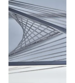Stolik Kawowy INFINITY 120 cm srebrny