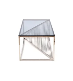 Stolik Kawowy INFINITY 120 cm srebrny