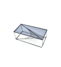 Stolik Kawowy INFINITY 120 cm srebrny