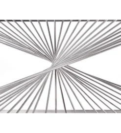 Stolik Kawowy INFINITY 120 cm srebrny
