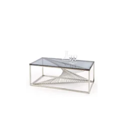 Stolik Kawowy INFINITY 120 cm srebrny