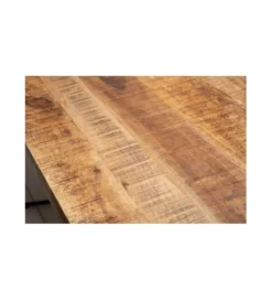 Stolik kawowy Iron Craft 100 cm drewno mango