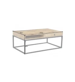 Stolik Kawowy Iron Craft 100 Cm drewno Mango