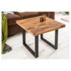 Stolik kawowy Iron Craft 60 cm drewno Sheesham
