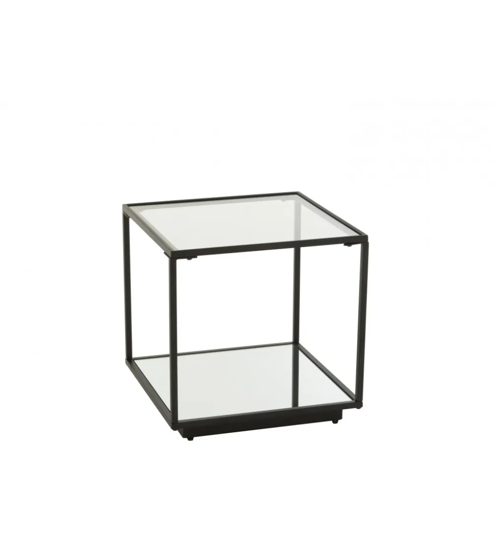 Stolik kawowy ITAGOT 50 cm czarny