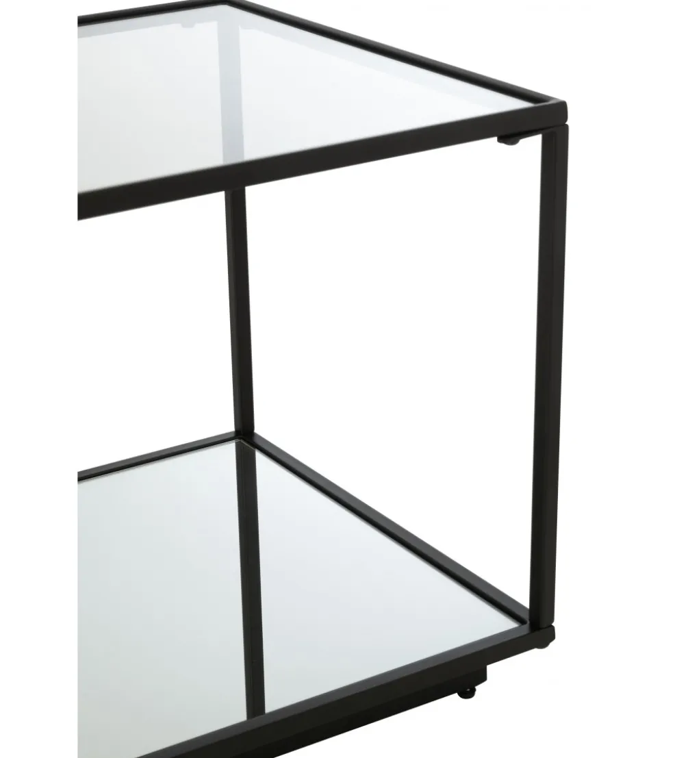 Stolik kawowy ITAGOT 50 cm czarny