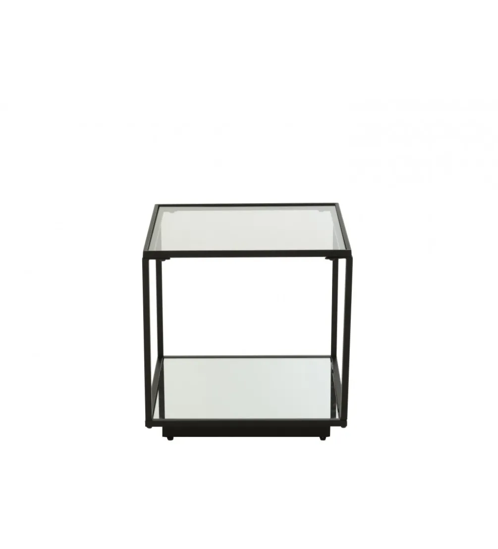 Stolik kawowy ITAGOT 50 cm czarny