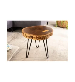 Stolik kawowy KAKADU Goa 40 cm drewno akacja