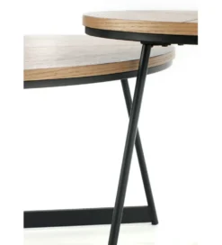 Stolik kawowy KARIDA 45 cm w optyce dębu