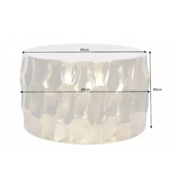 Stolik kawowy Kerrasch 70 cm złoty