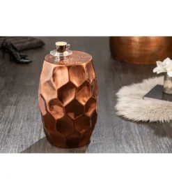 Stolik Kawowy Kerrash 30 Cm Miedziany