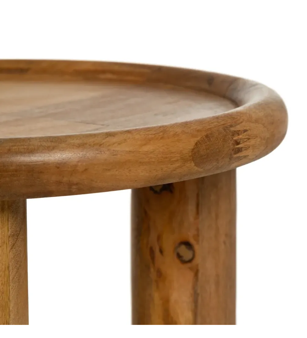 Stolik kawowy KODI 42 cm drewno mango