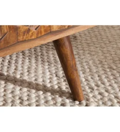 Stolik kawowy Komodo Mystic Living 100 cm drewno Sheesham