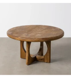 Stolik kawowy KONECEN 77 cm drewno mango