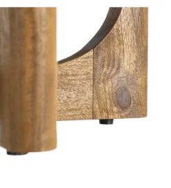 Stolik kawowy KONECEN 77 cm drewno mango