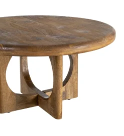 Stolik kawowy KONECEN 77 cm drewno mango