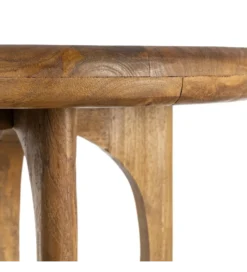 Stolik kawowy KONECEN 55 cm drewno mango