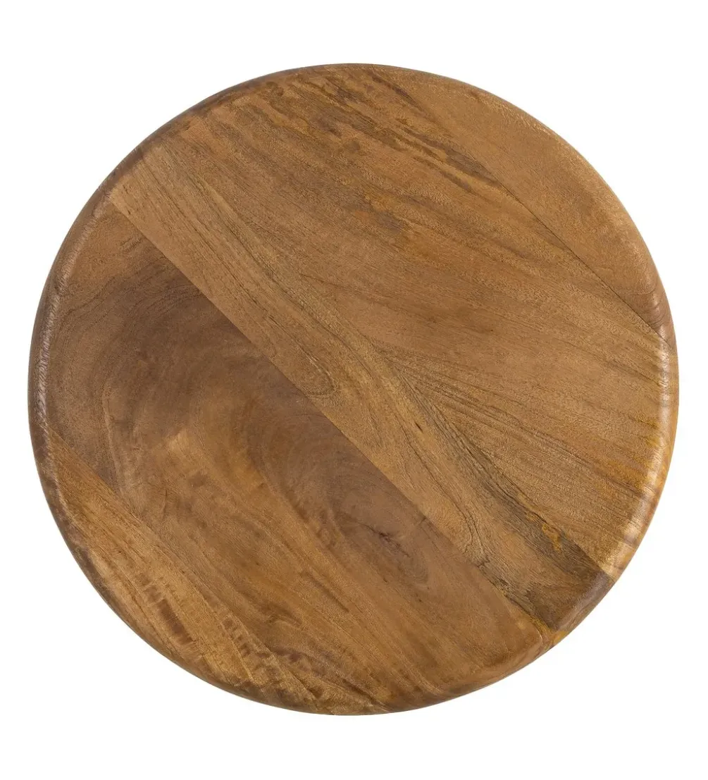 Stolik kawowy KONECEN 55 cm drewno mango