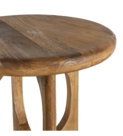 Stolik kawowy KONECEN 55 cm drewno mango