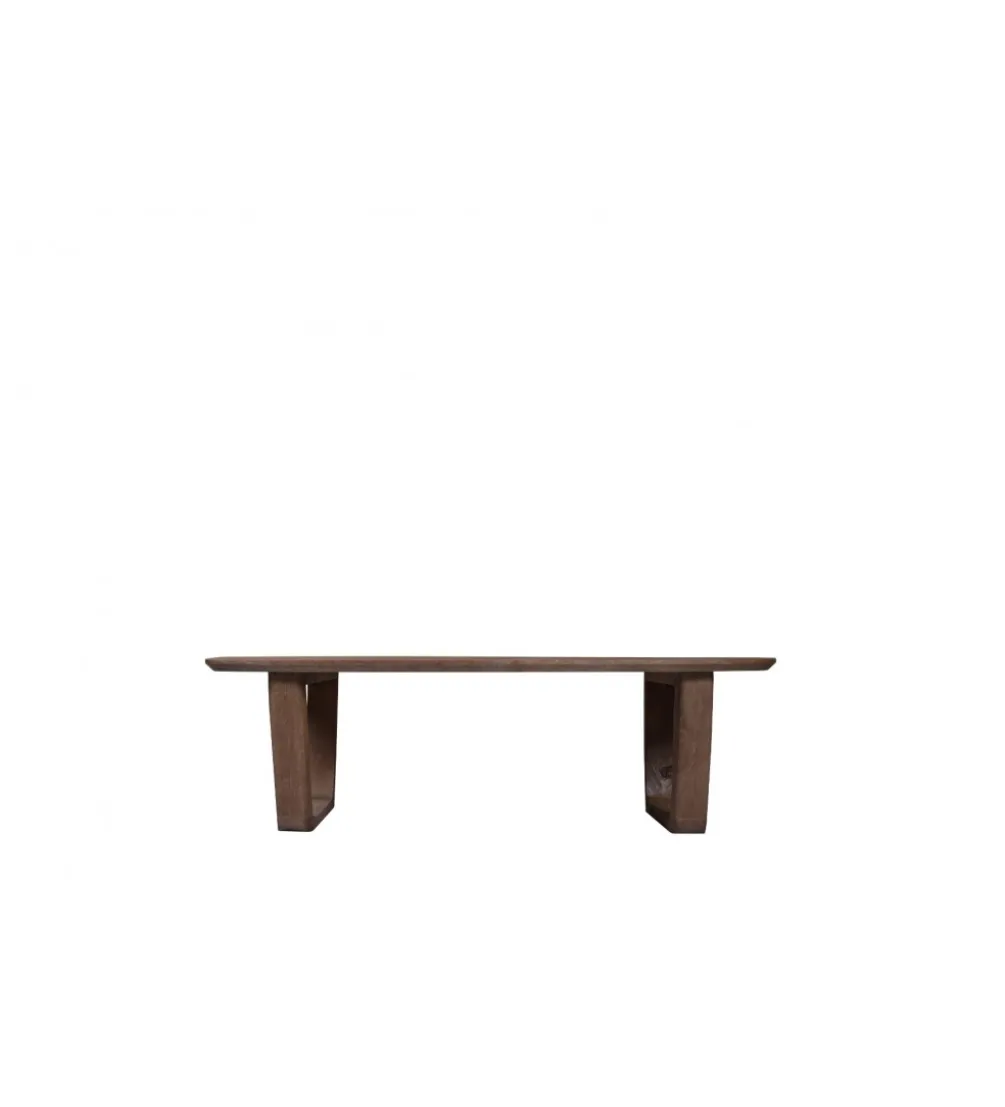 Stolik kawowy KORTE 130 cm drewno mango brązowe