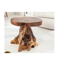 Stolik kawowy Korzeń 40 cm drewno Teak