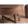 Stolik kawowy KYOTO 70 cm z schowkiem drewno mango