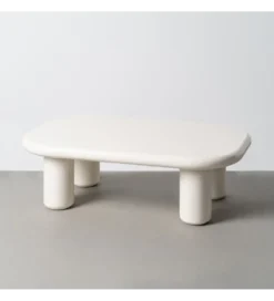 Stolik kawowy LACADO 118 cm kremowy