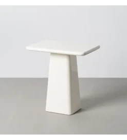 Stolik kawowy LACADO 60 x 40 cm kremowy