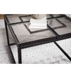 Stolik kawowy LAILA 58 cm czarny