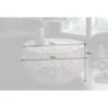 Stolik Kawowy Leaf 80 Cm srebrny